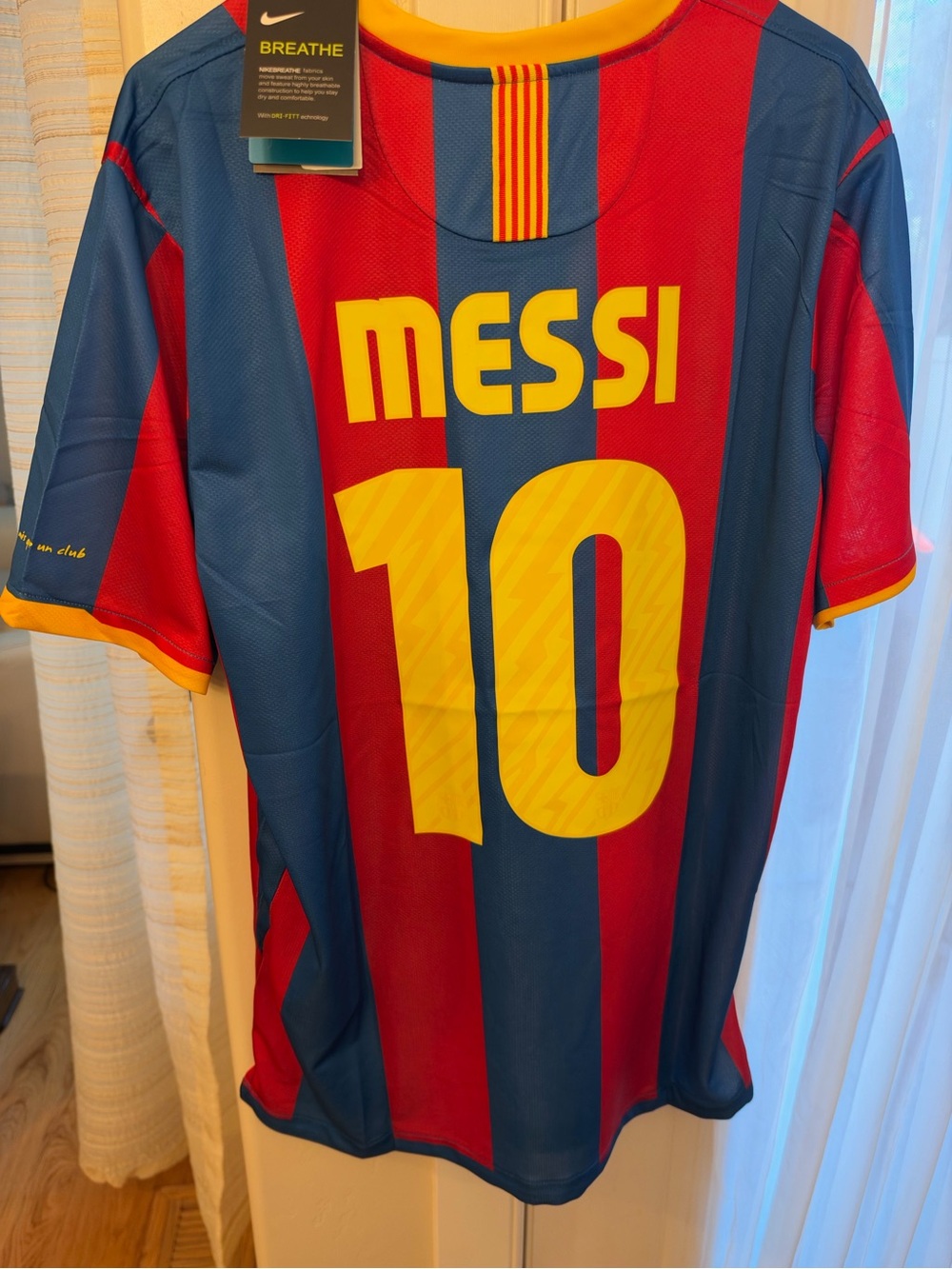 Barcelona FC Home Vintage 2010/11 Soccer Jersey Messi 10 fits Large